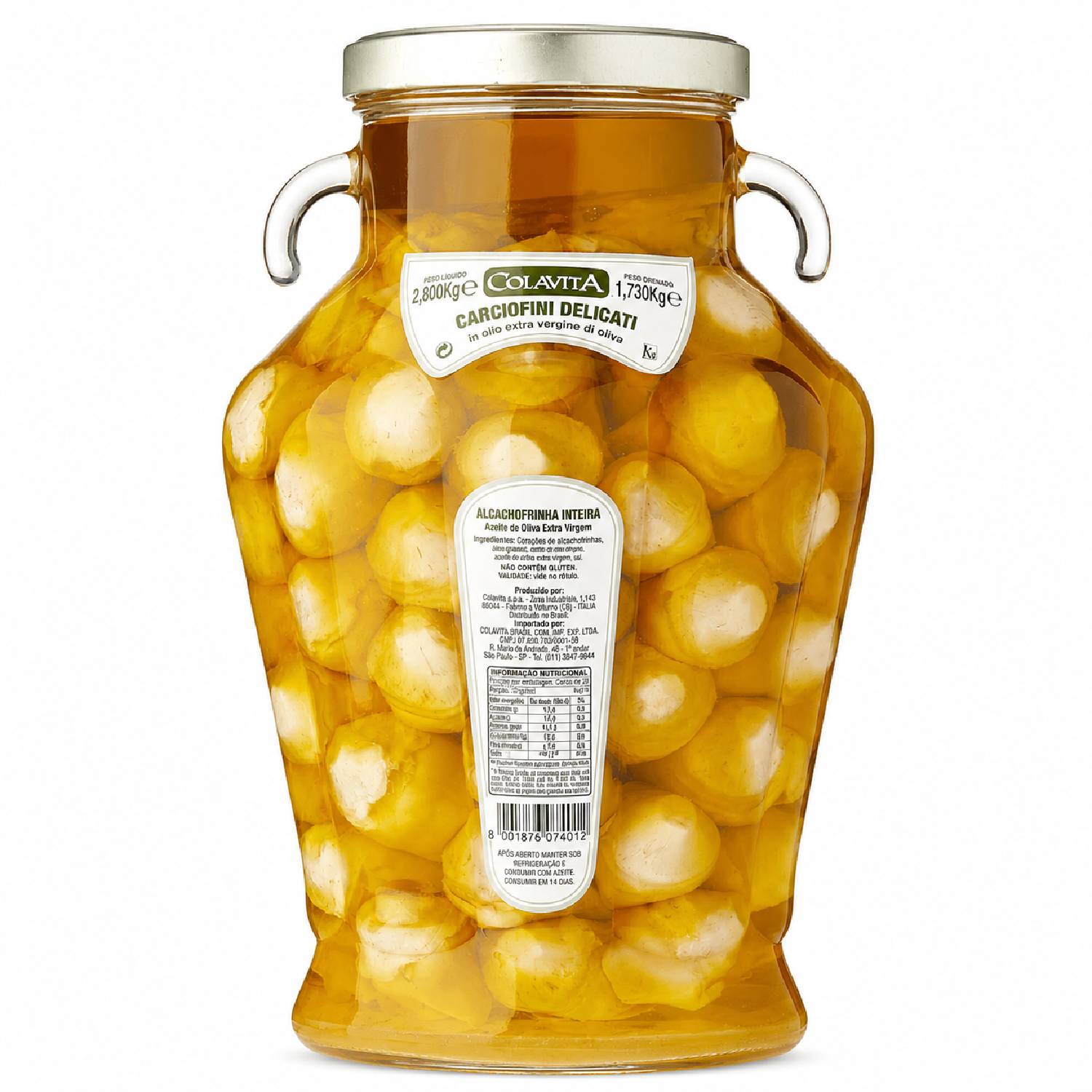 Alcachofrinha Inteira COLAVITA no Azeite 2800g