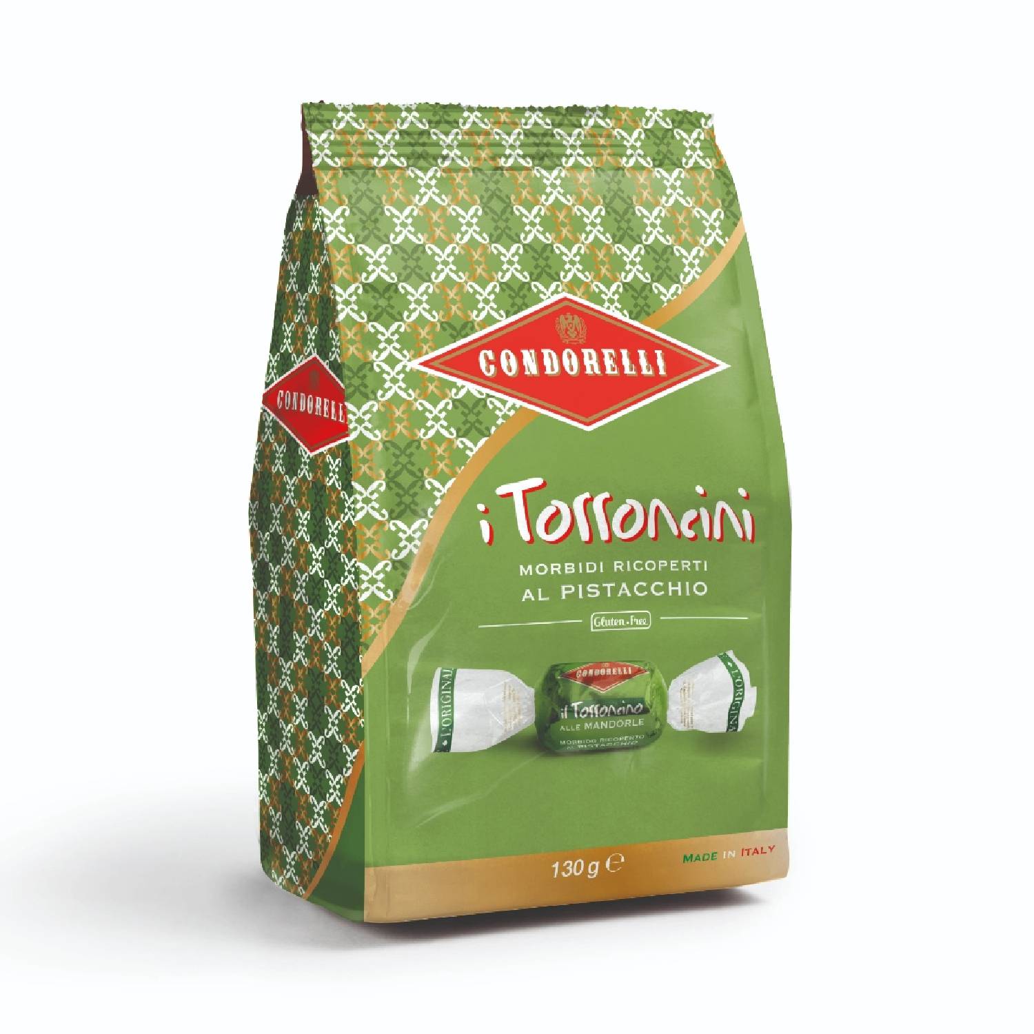 Torroncini Condorelli Pistache Italiano Sachê 130g