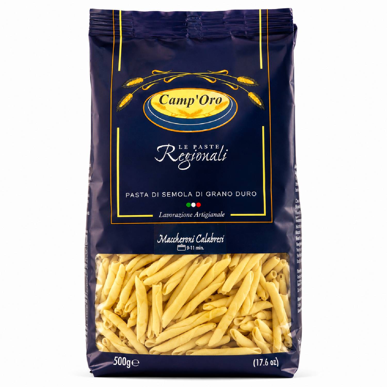 Massa Premium Maccheroni Calabresi CAMP'ORO 500g