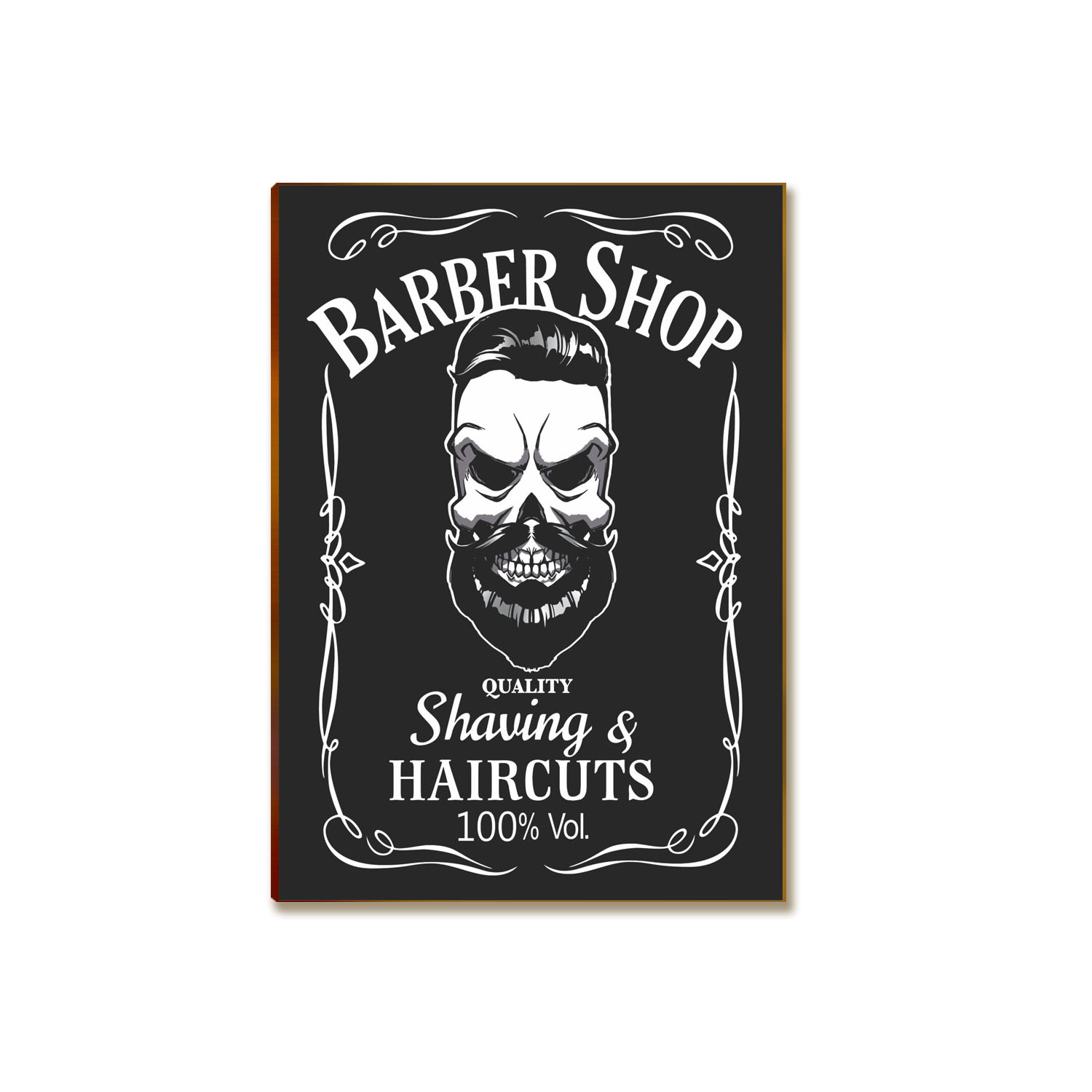 Placa Decorativa MDF Barbearia Vintage Retrô Tam A4 BR9