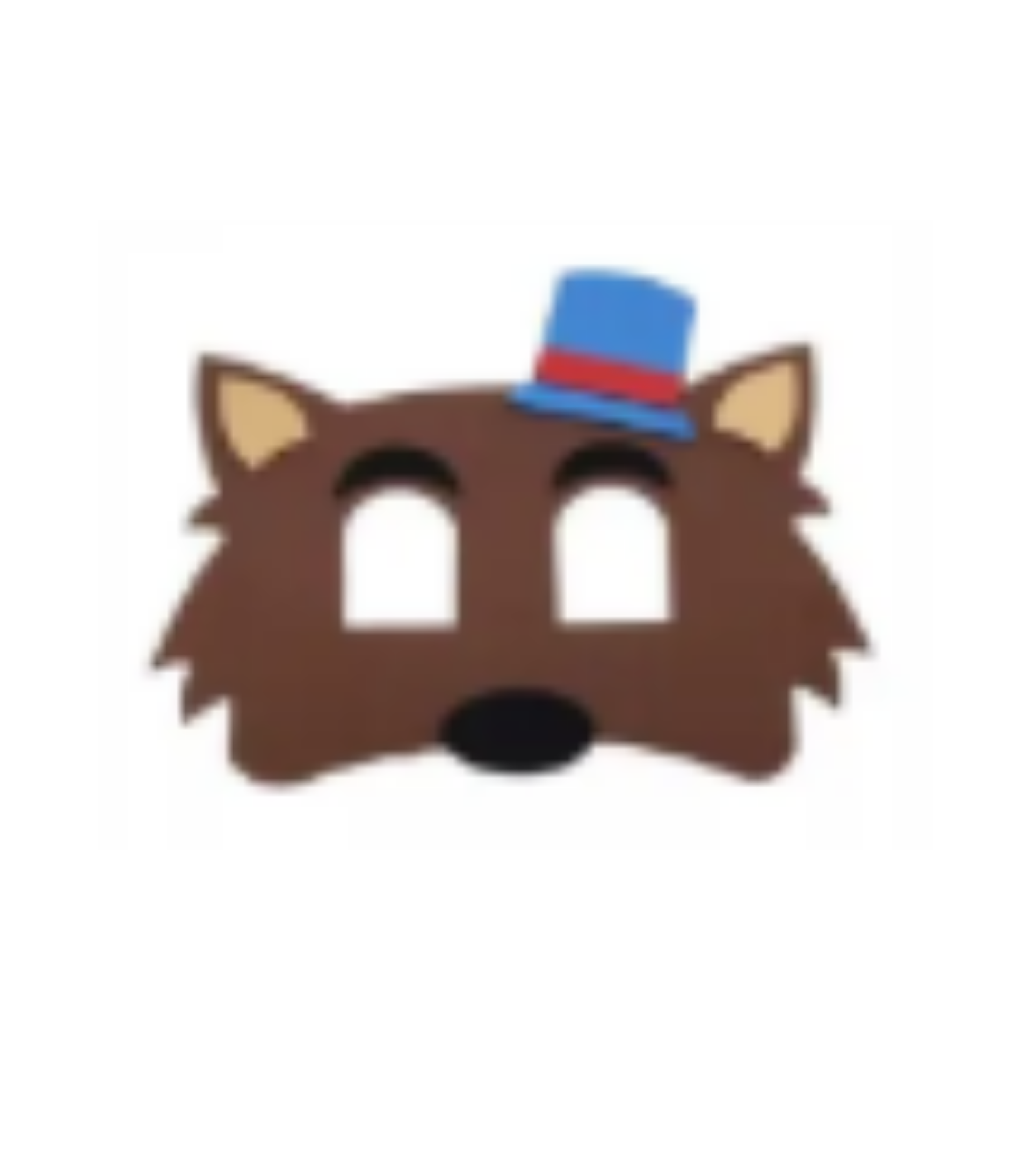 10 Máscaras Arca de Noé - Personagem Infantil Lembrancinha personagem:LOBO