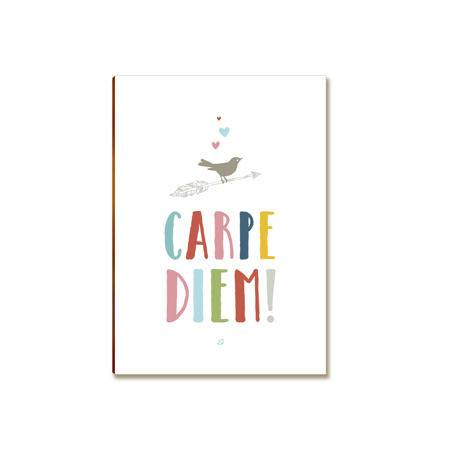 Placa MDF Carpe Diem Decoração Frase Inspiradora A4 FS2