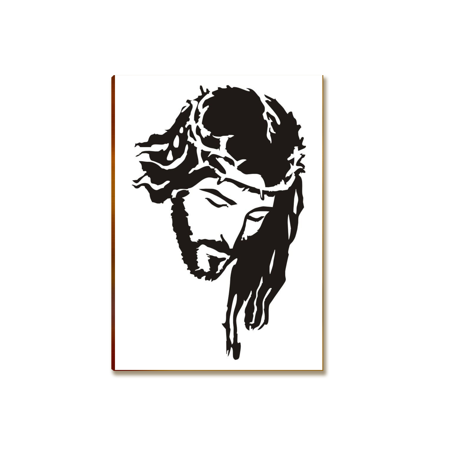 Placa MDF Religiosa Cristo Luz e Esperança Parede Moderna A4