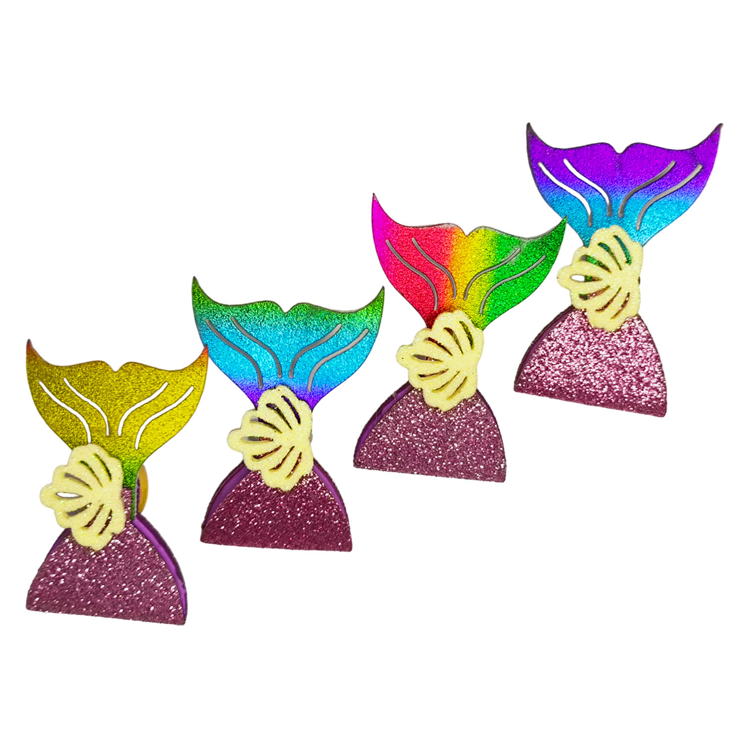 Kits 50 Laços Sereia P Decoração Pet  Acessórios Cachorro e Gato