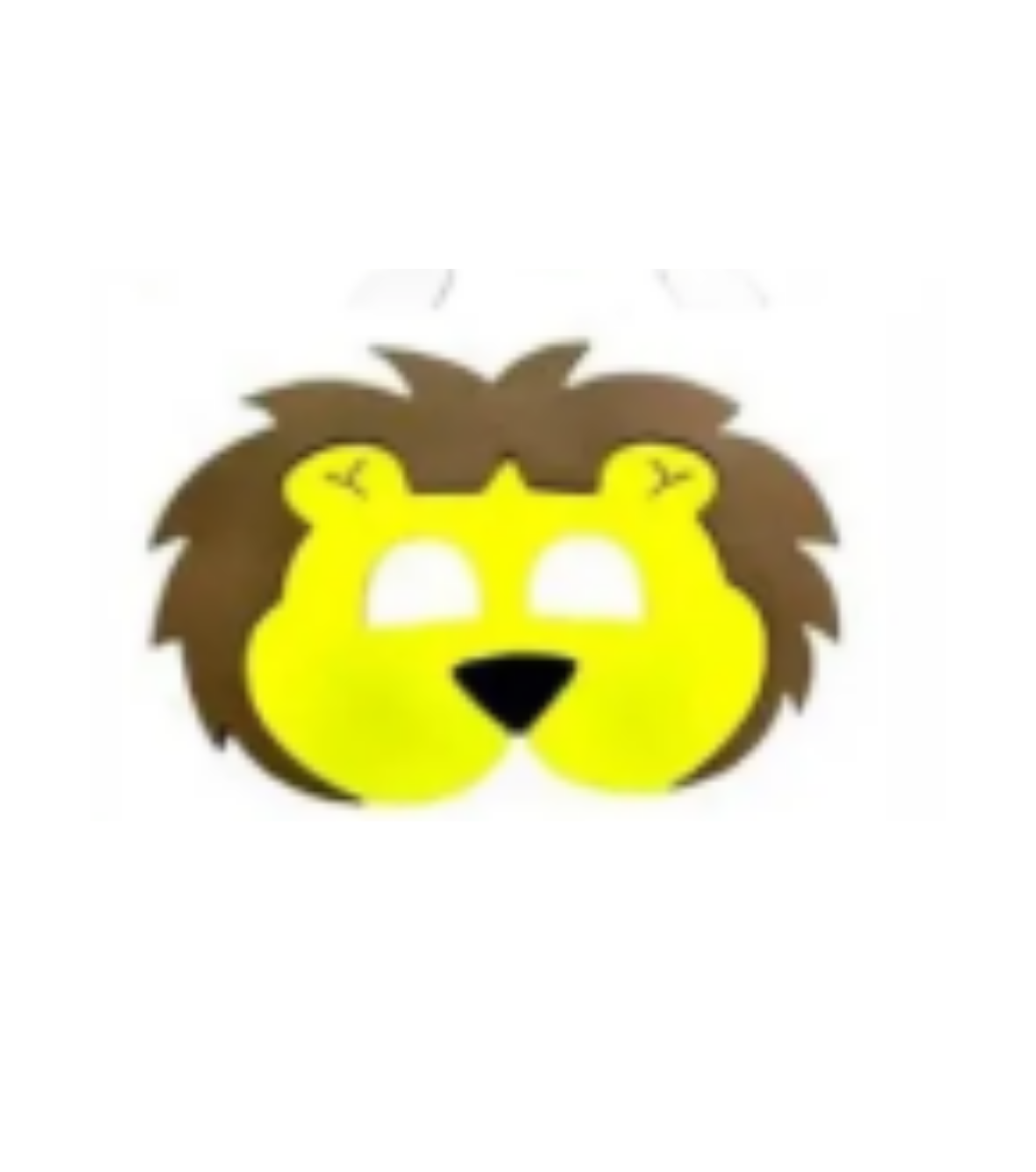 10 Máscaras Arca de Noé - Personagem Infantil Lembrancinha personagem:LEÃO