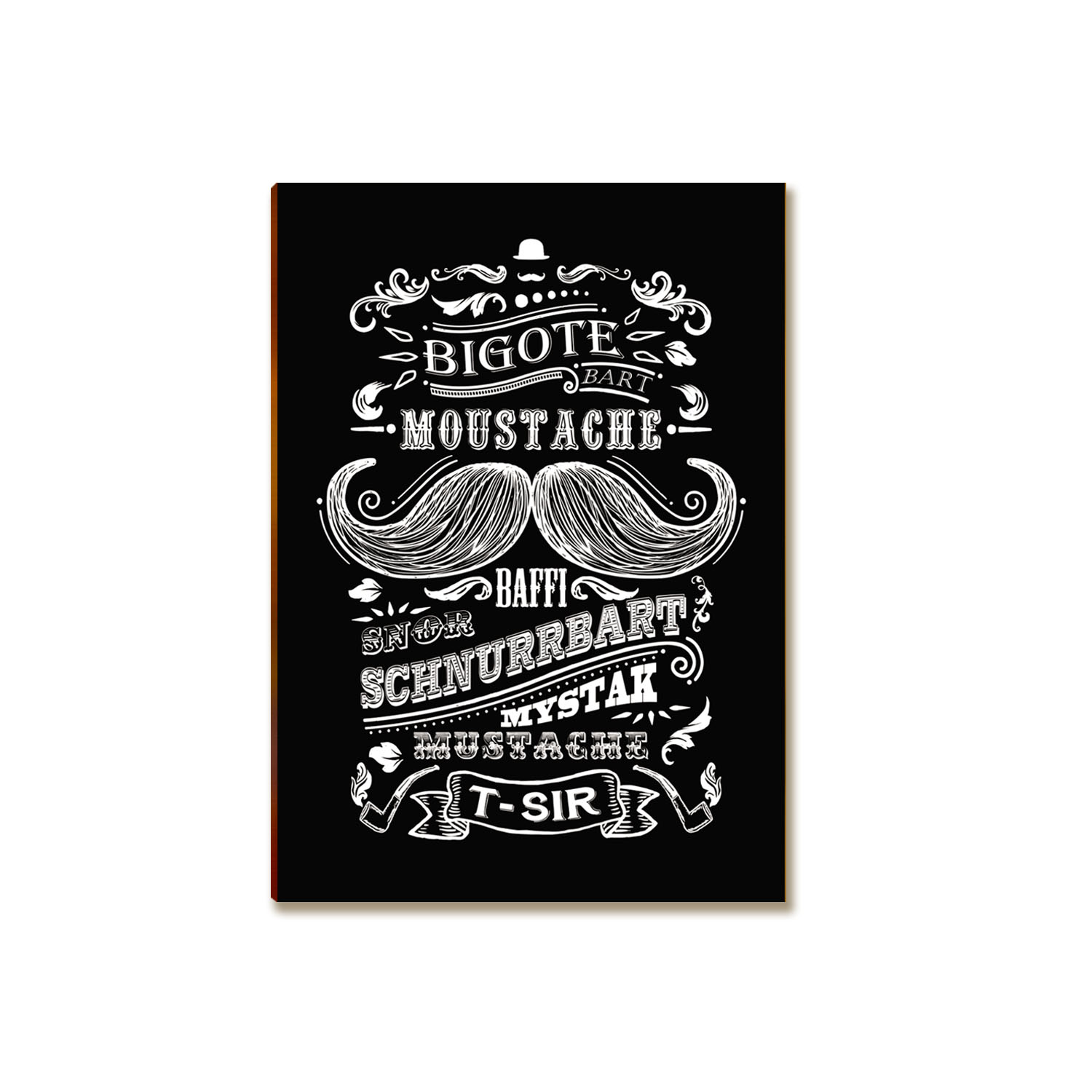 Placa MDF Barbearia Rústica Decorativa Parede Tam A4 BR10