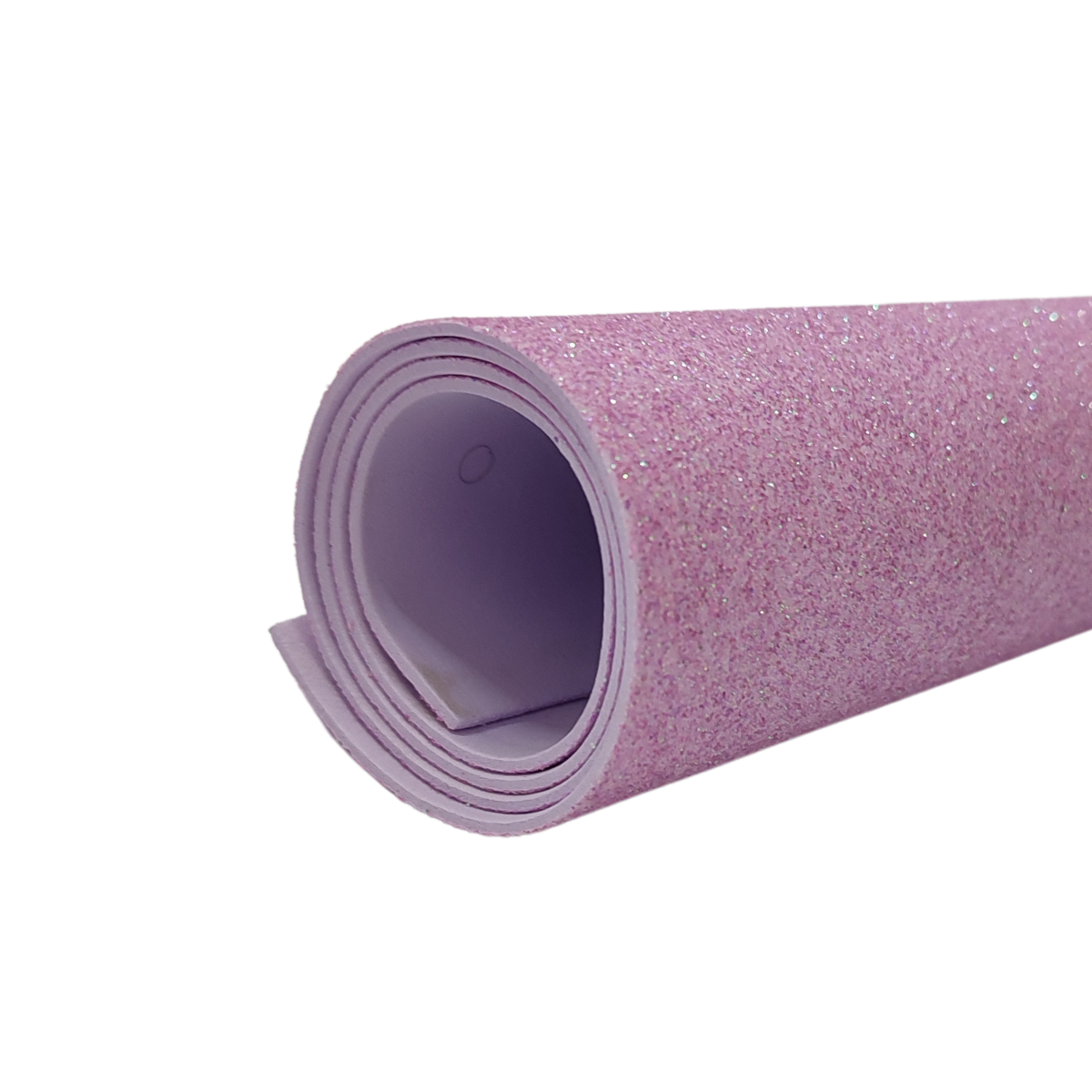 kit 5 Eva adesivo Glitter 40x30 Artesanato, Escolar, Decorar Cor:Roxo neon