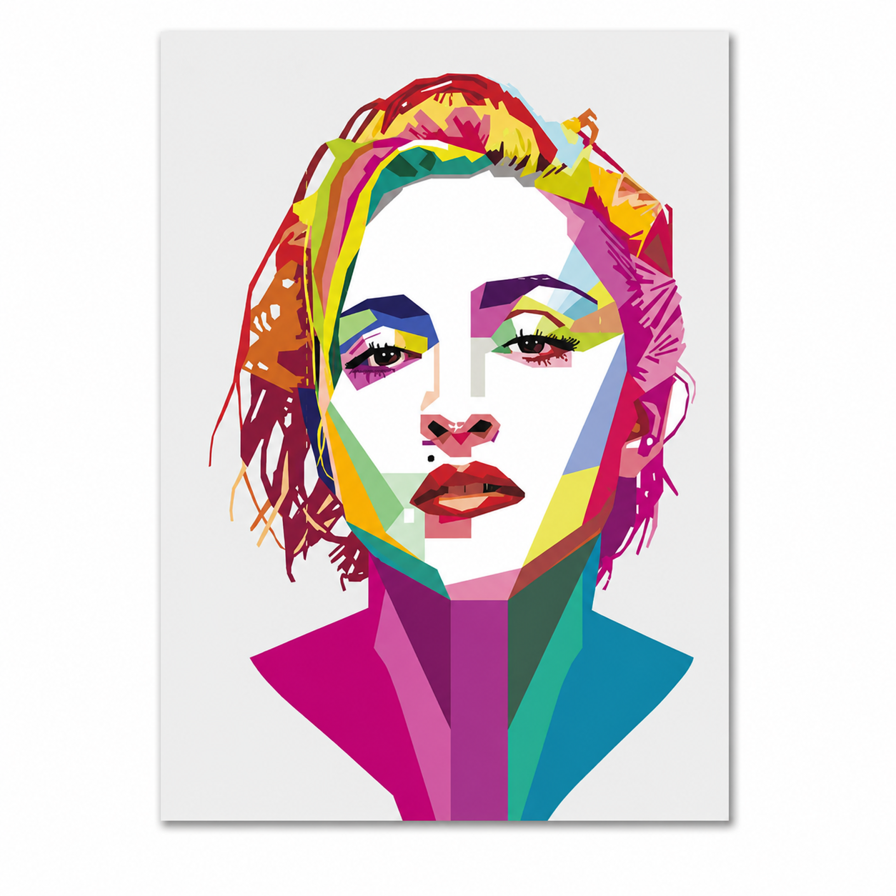 Quadro Placa MDF a4 Decorativo Musica Personalidades 80's