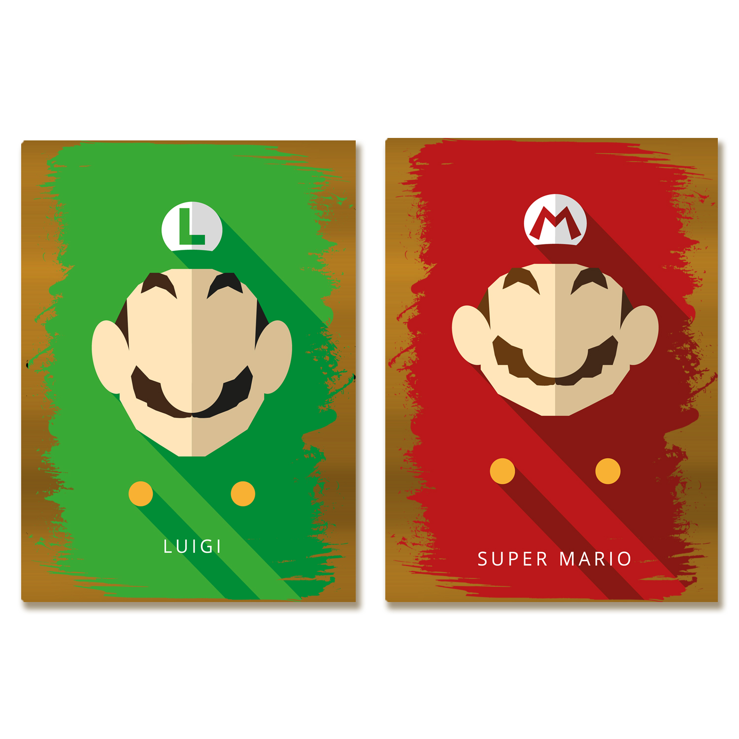 Kit 2 Placas MDF Aventura Game Clássico Parede Moderna A4