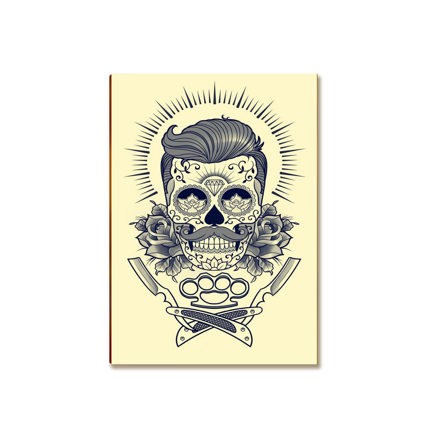 Placa Decorativa Barbearia Profissional MDF Tam A4 BR12