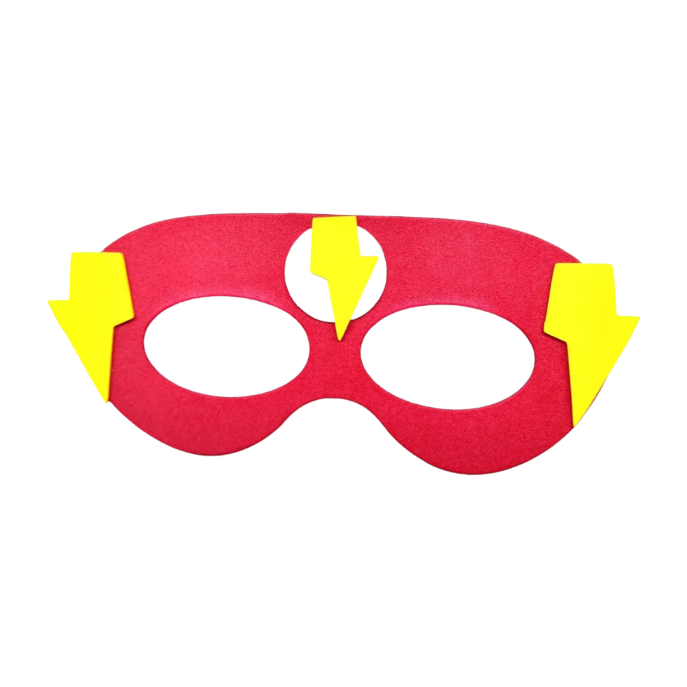 10 Máscaras Super Herói para Crianças e Adultos EVA super heroi: FLASH