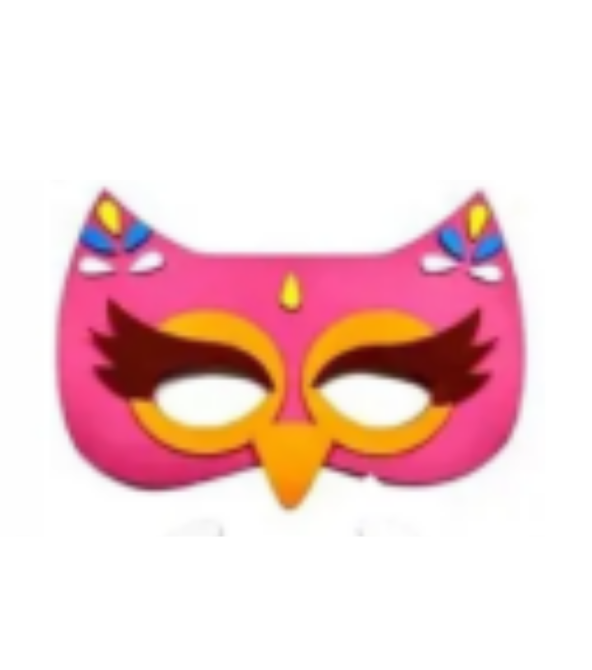 10 Máscaras Arca de Noé - Personagem Infantil Lembrancinha personagem:CORUJA