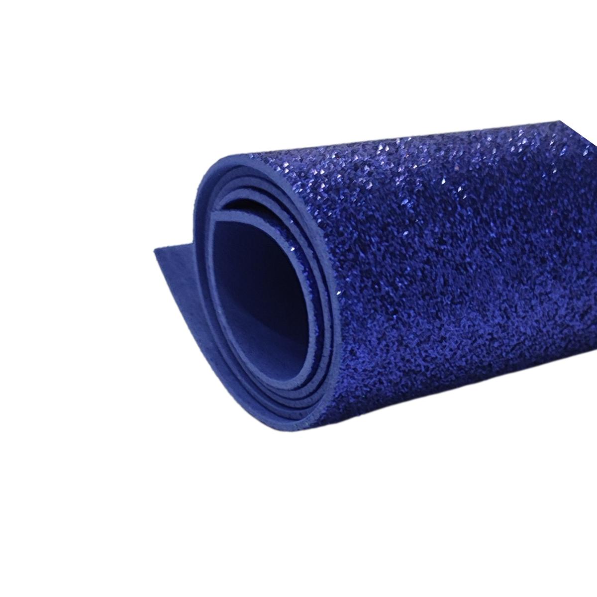 kit 5 Eva adesivo Glitter 40x30 Artesanato, Escolar, Decorar Cor:Azul meia noite