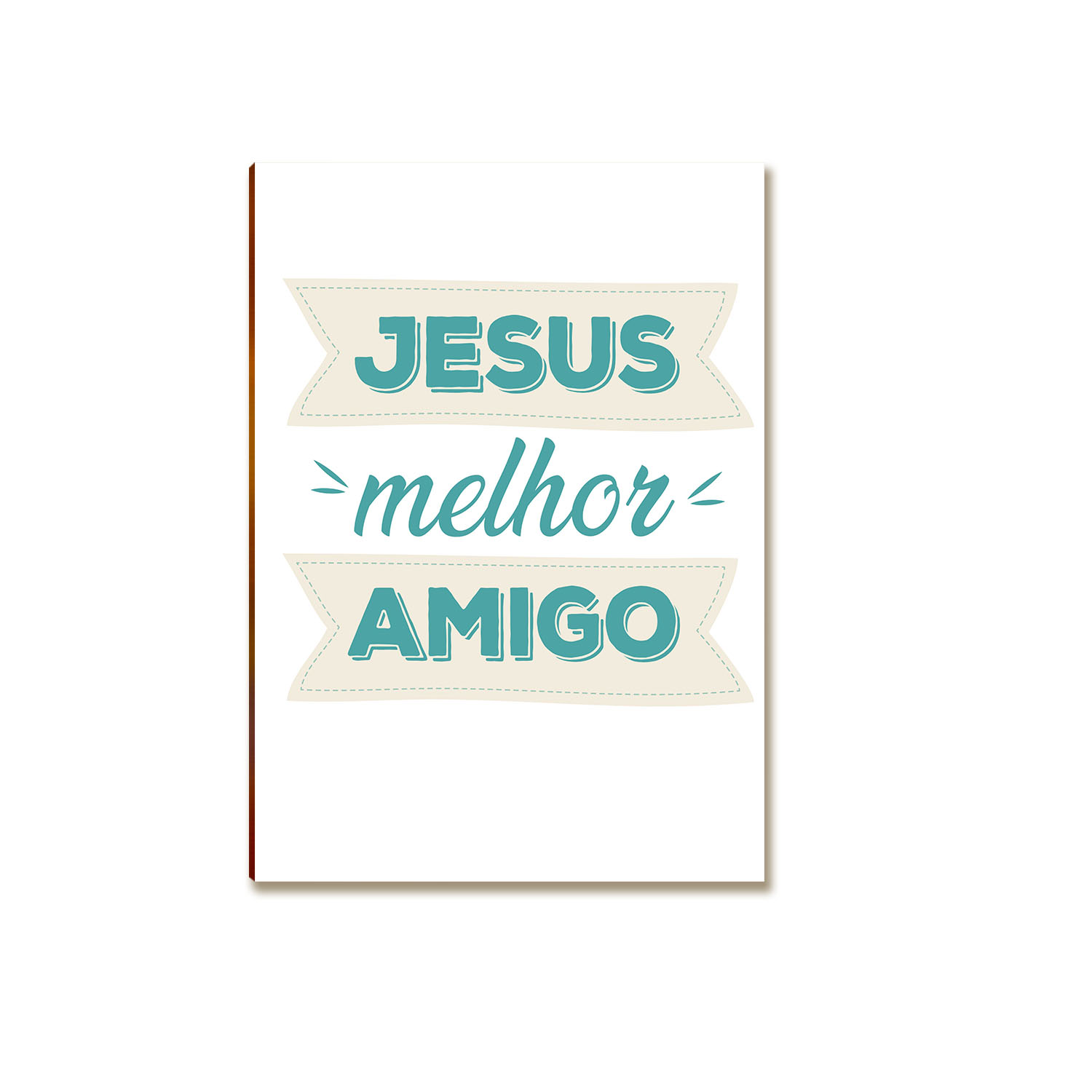 Placa MDF Jesus Melhor Amigo Decorativa Parede FE27