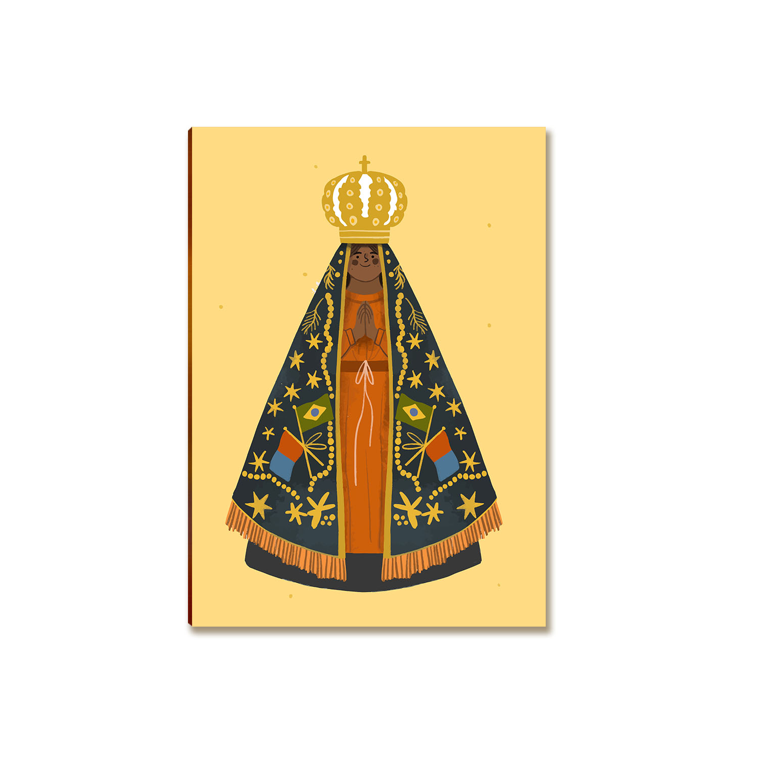 Placa MDF Nossa Senhora Decorativa Fé e Proteção FE24