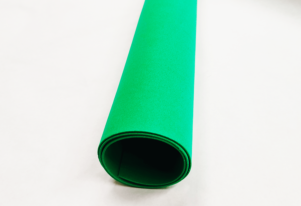 Eva cartolina 30x20  escolar artesanato 10 Folhas decorar Cor:Verde escuro