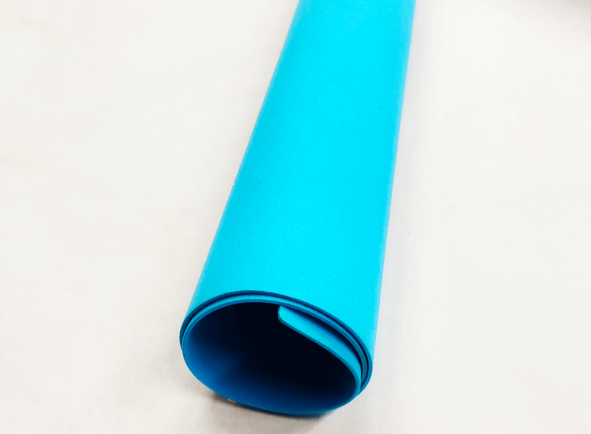Eva cartolina 30x20  escolar artesanato 10 Folhas decorar Cor:azul claro