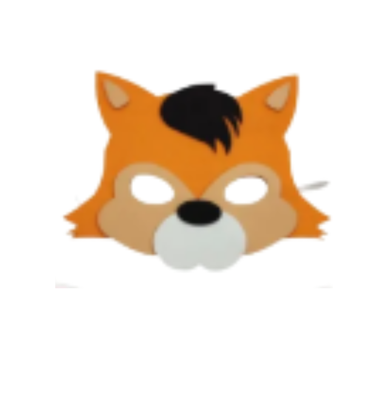 10 Máscaras Arca de Noé - Personagem Infantil Lembrancinha personagem:RAPOSA