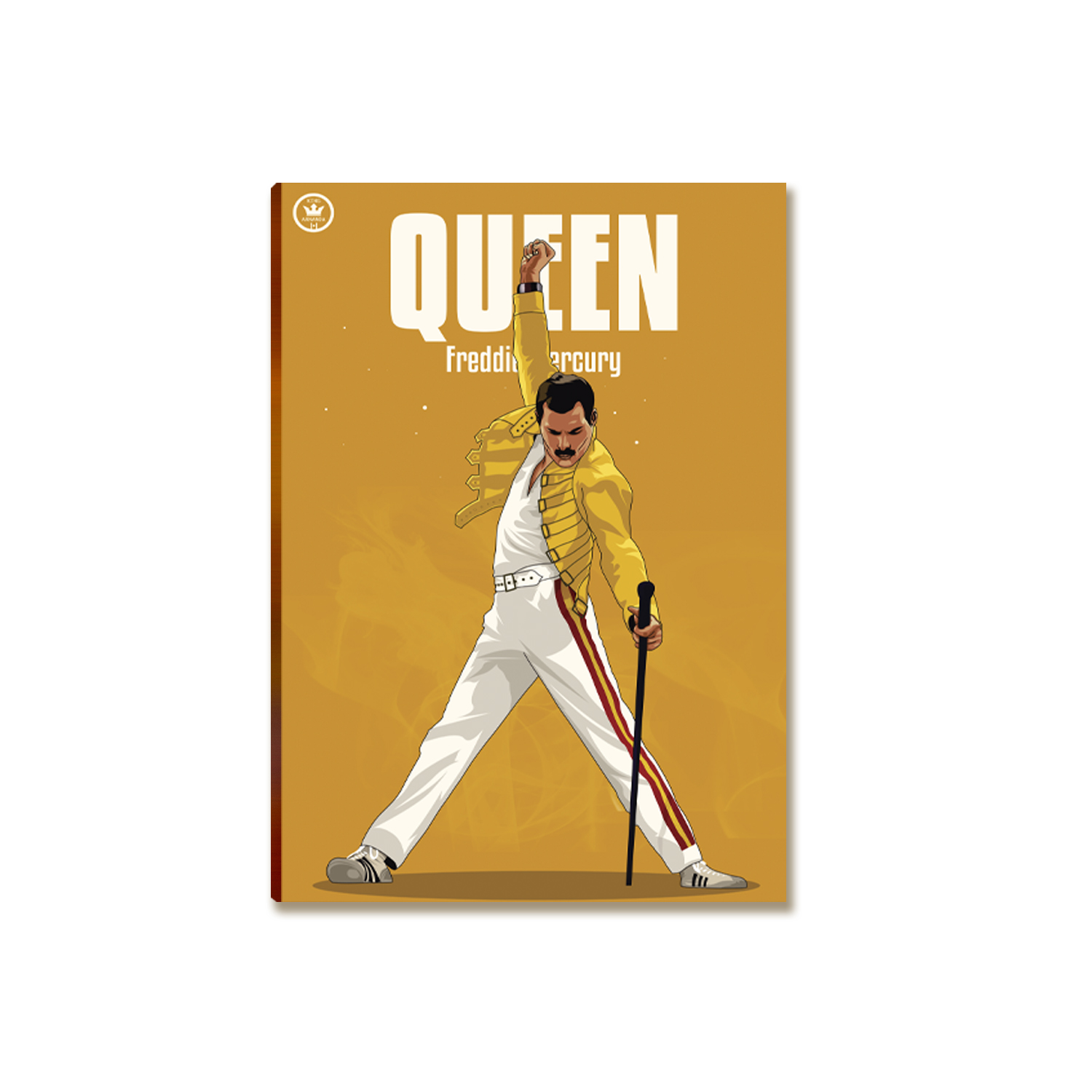 Placa MDF Música Queen Freddie Mercury Arte Parede A4