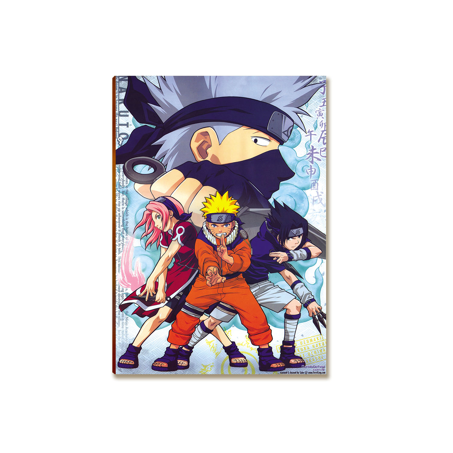 Placa MDF A4 Personagem Mangá Decorativa para Ambientes AN2