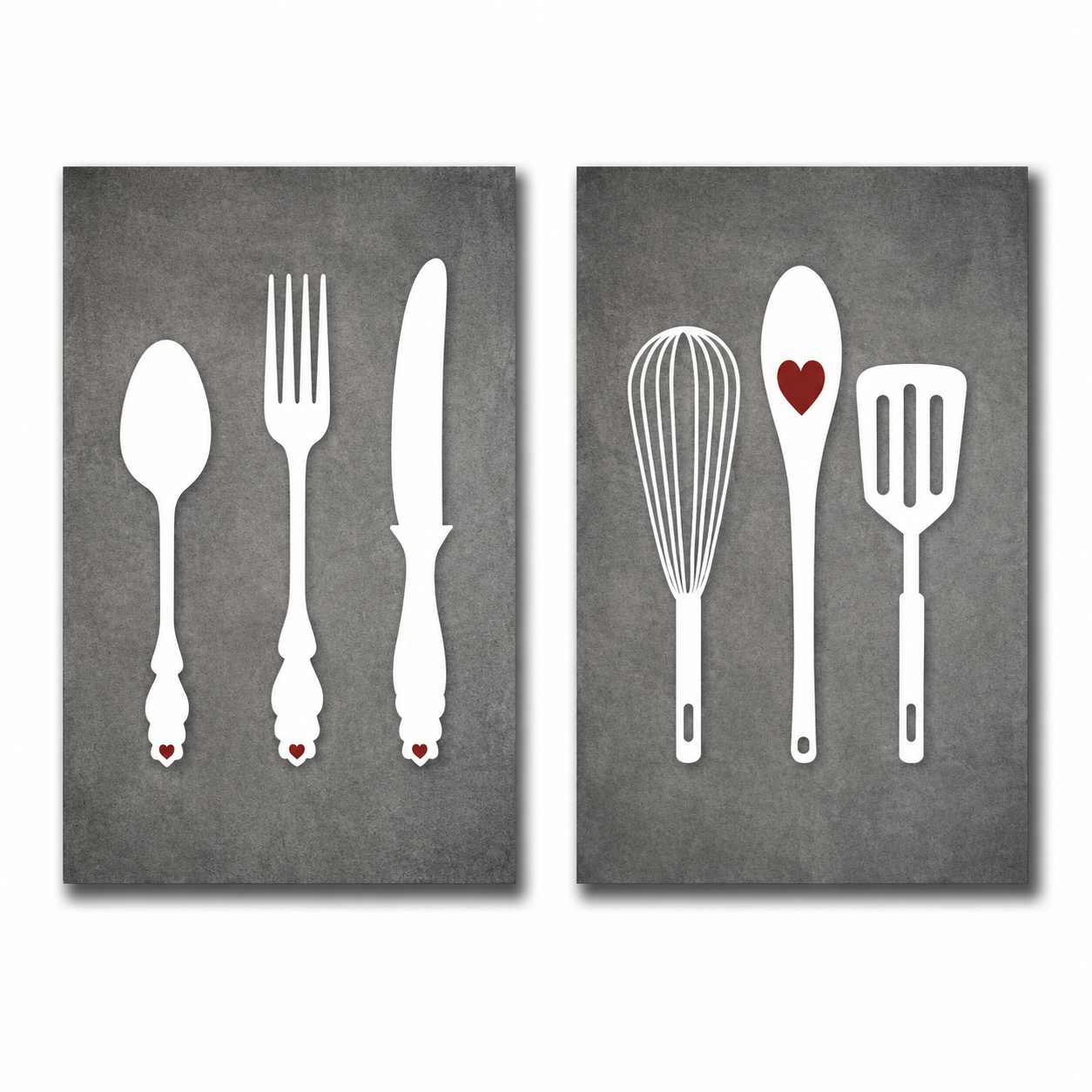 Kit 02 Quadro Decoração Placa MDF Tam A4 Copa Cozinha Café Cor:CZ3