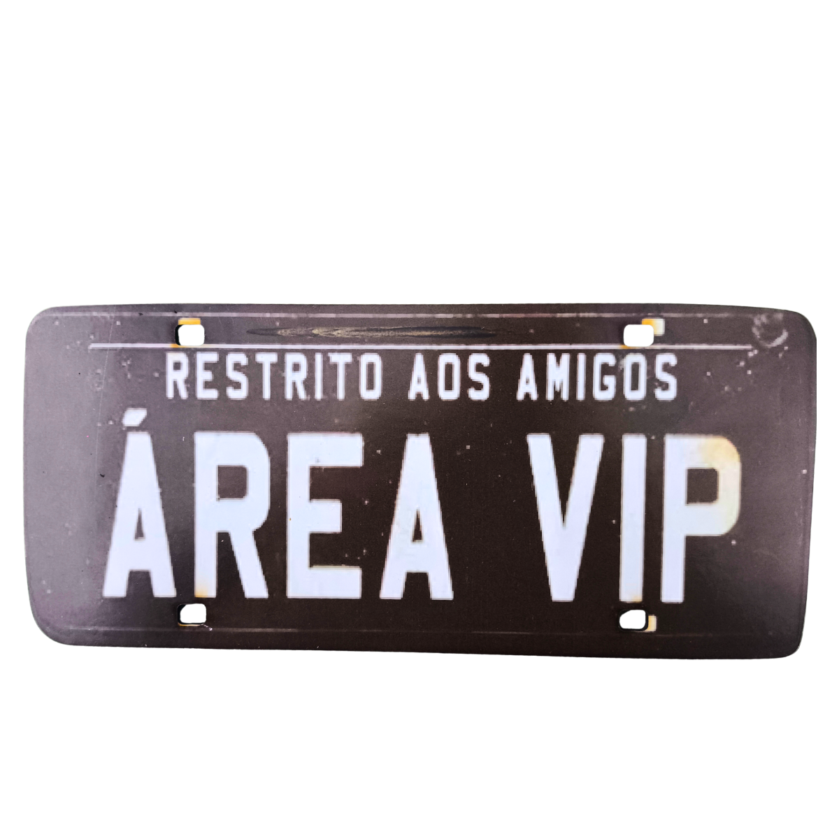 Placa Decor MDF Carro com Adesivo Autocolante-Variações COR:ÁREA VIP