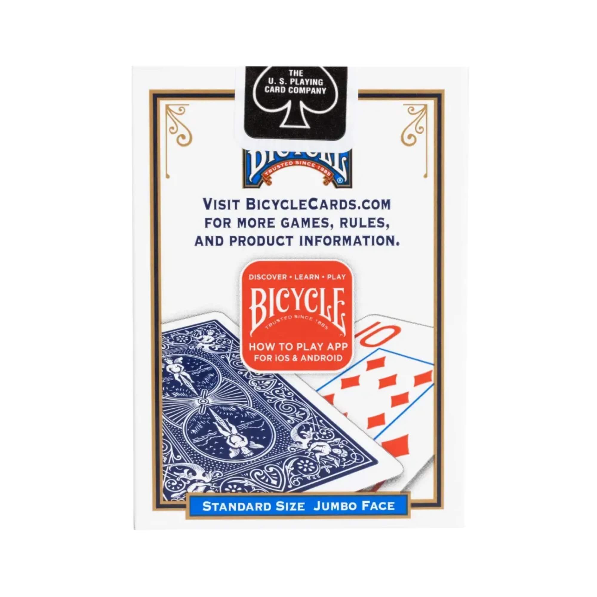 Baralho Bicycle Jumbo Index com 52 Cartas + 2 Curingas - Sortido e Unitário Copag - 83546