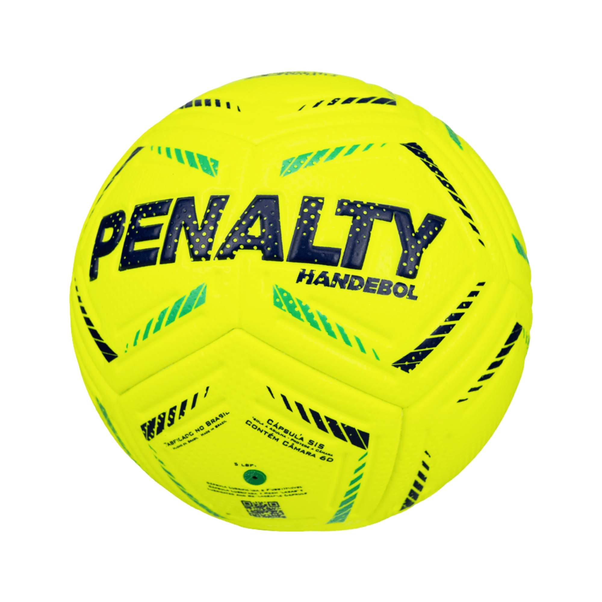 Bola de Handebol Infantil H1L Ultra Fusion XXVI Amarela e Verde Penalty - 5214652600-U