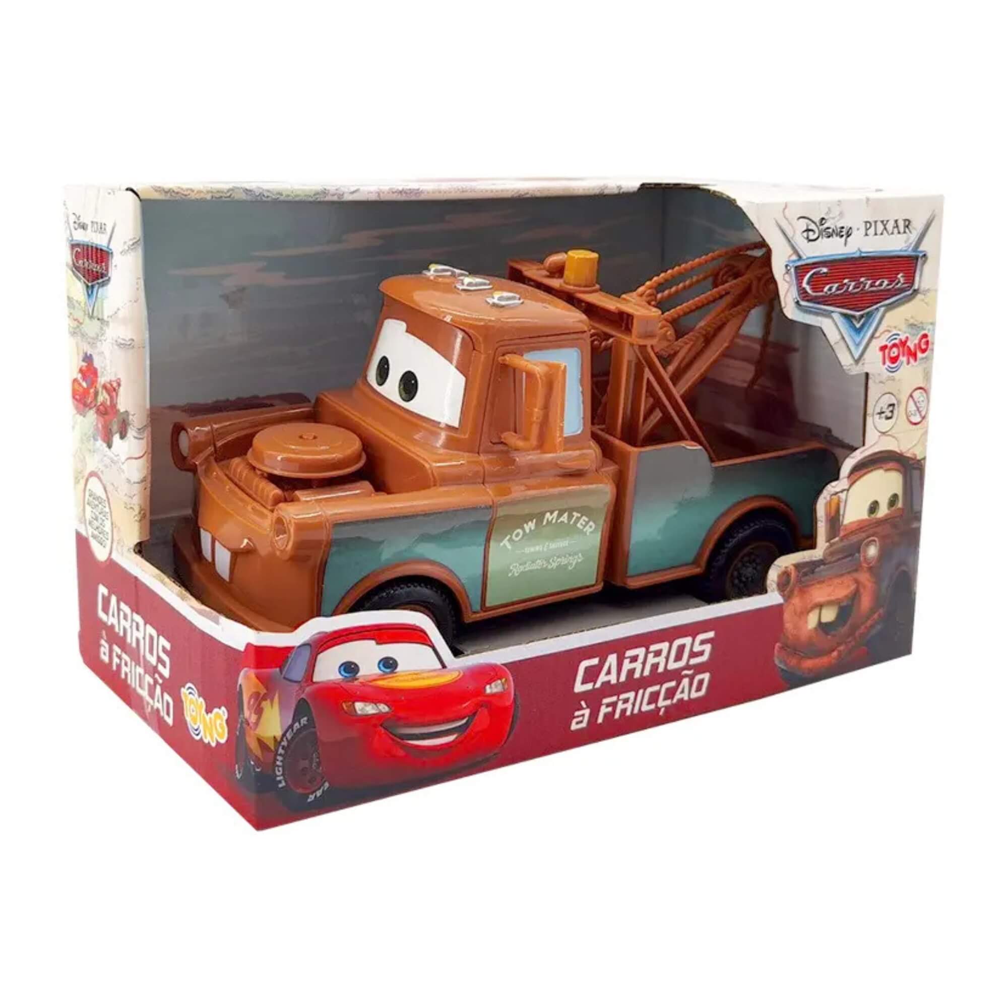 Carrinho de Brinquedo Fricção Coleção Carros Disney - Sortido e Unitário Toyng - 050973