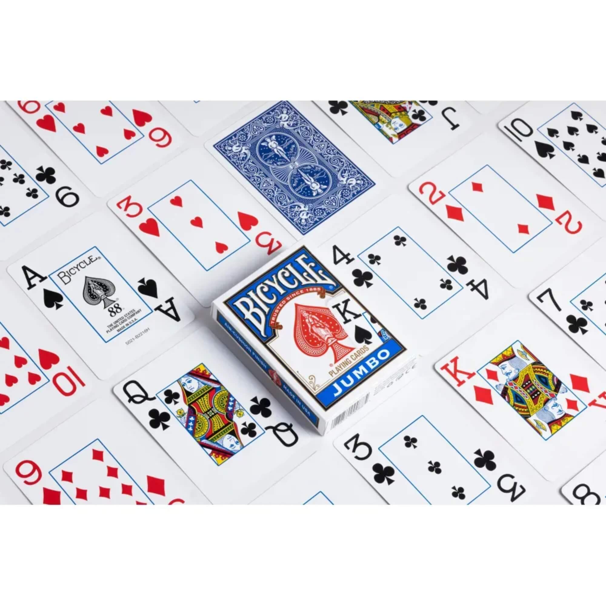 Baralho Bicycle Jumbo Index com 52 Cartas + 2 Curingas - Sortido e Unitário Copag - 83546