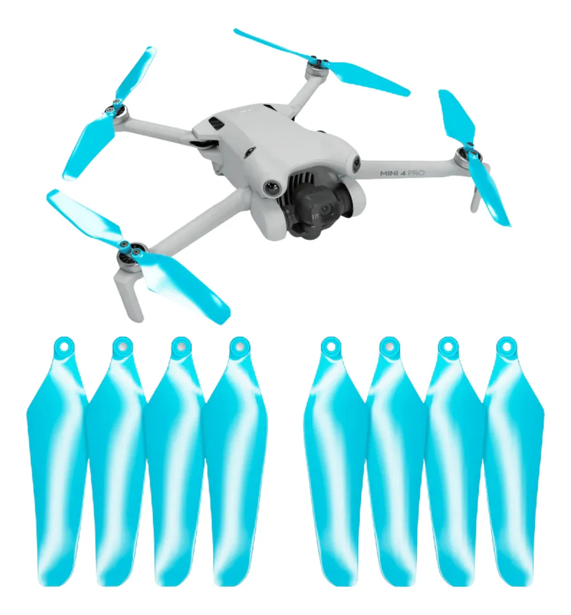 Hélices Master Airscrew Dji Mini 3 Pro/Mini 4 Pro Azul (Jogo)