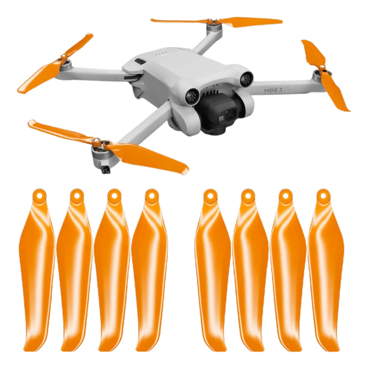 Hélices Master Airscrew Dji Mini 3 Pro / 4 Pro Laranja (Jogo)