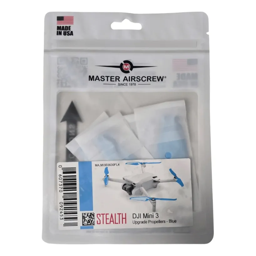 Hélices Master Airscrew Dji Mini 3/ Lito/ Lito X1 Azul (Jogo)