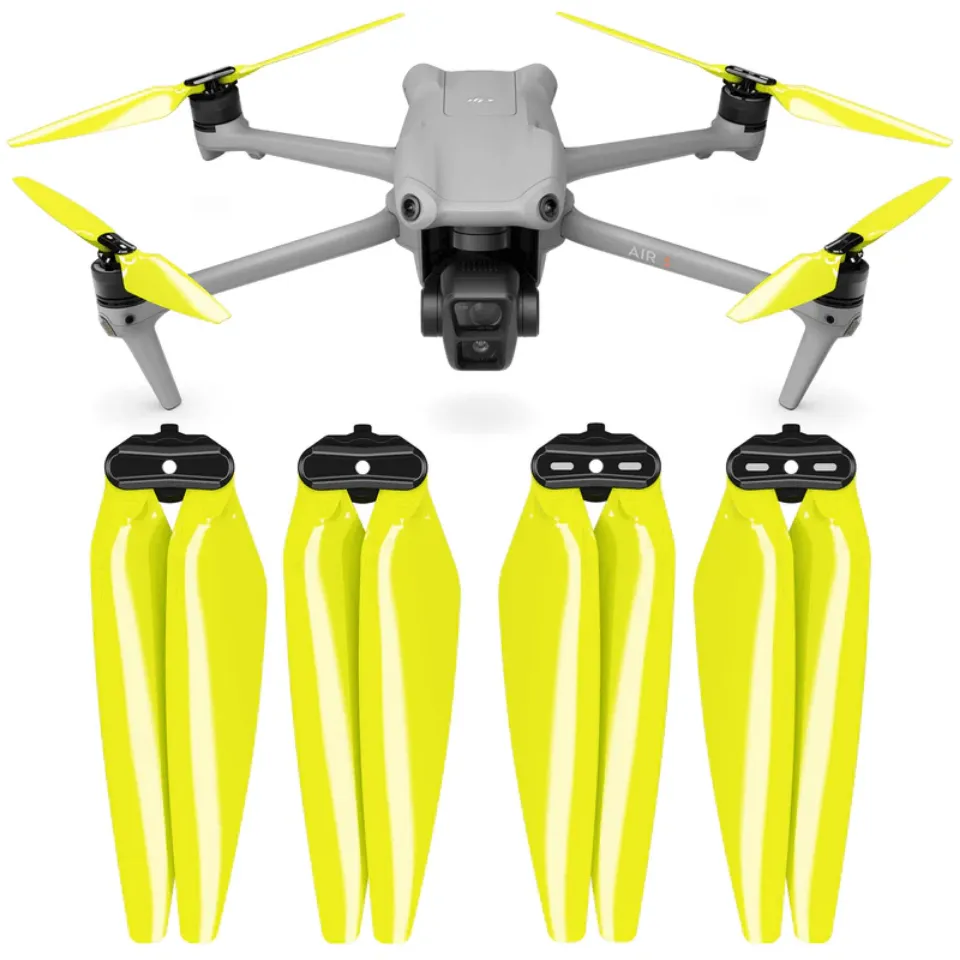 Hélices Master Airscrew Dji Air 3 / 3s Amarela (Jogo)