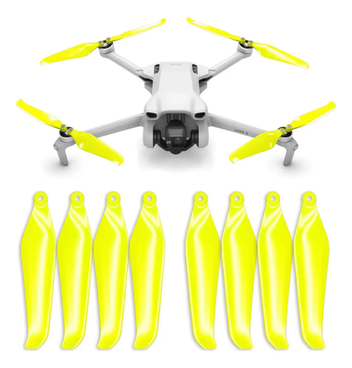Hélices Master Airscrew Dji Mini 3/ Lito/ Lito X1 Amarela (Jogo)