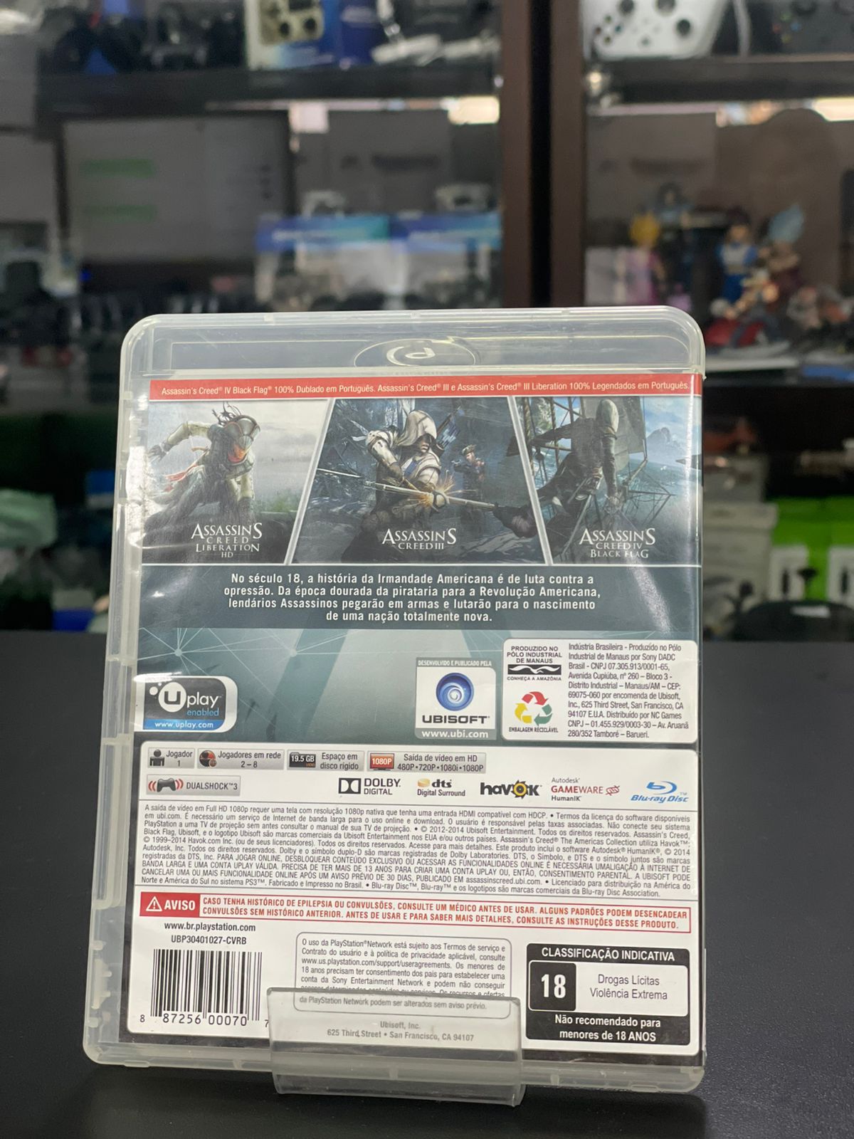 Assassin's Creed The Americas Collection Ps3 Midia Fisica
