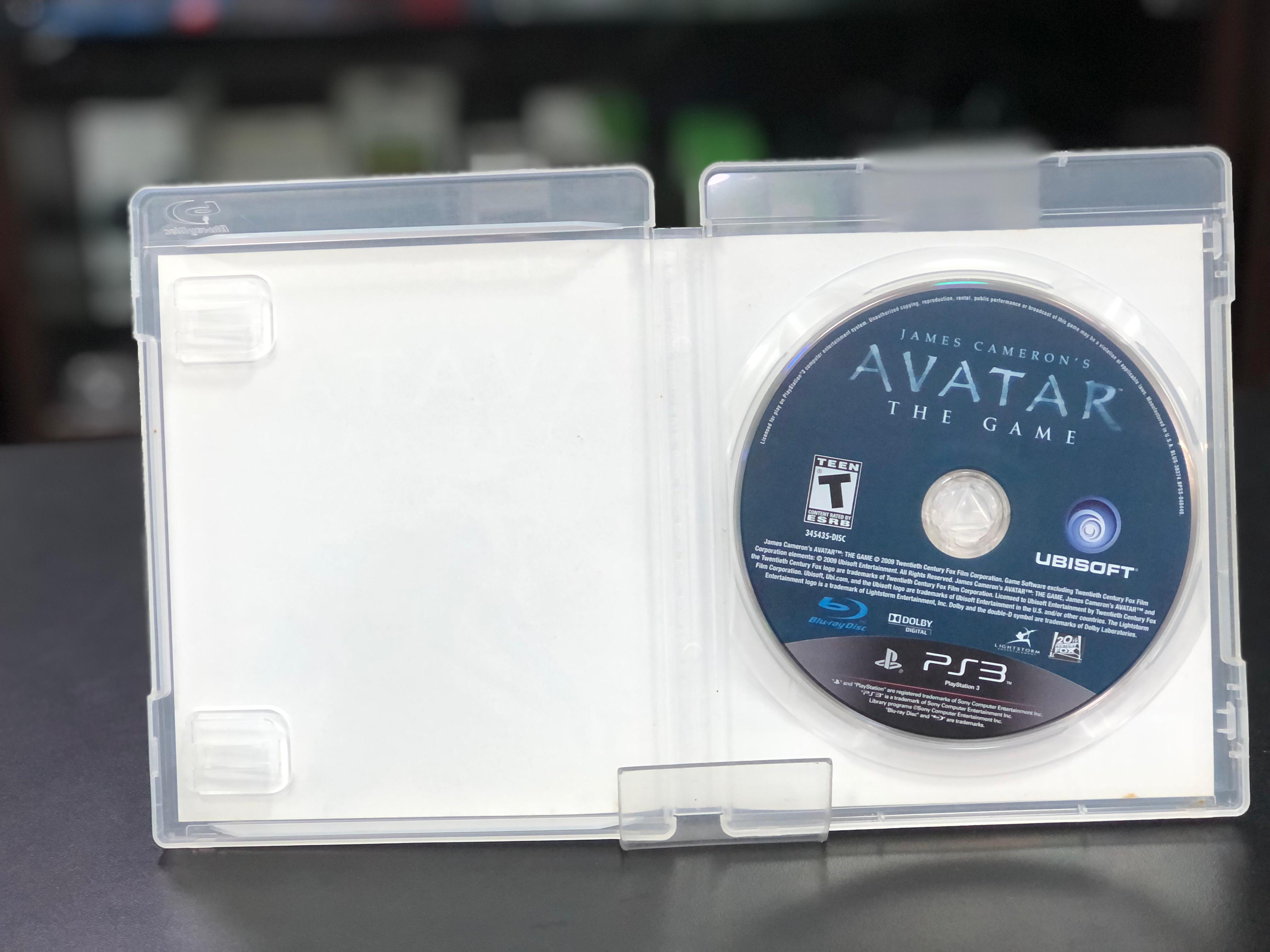 Avatar The Game Ps3 Midia Fisica Original - capa impressa