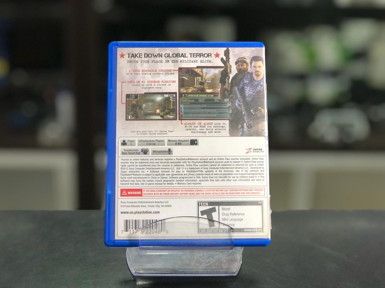 Unit 13 PsVita Midia Física