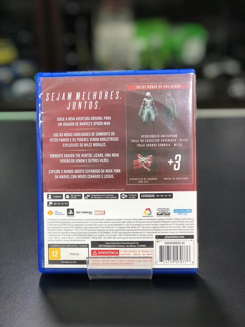 Spider-Man 2 Edição De Lançamento Ps5 Midia Fisica Original