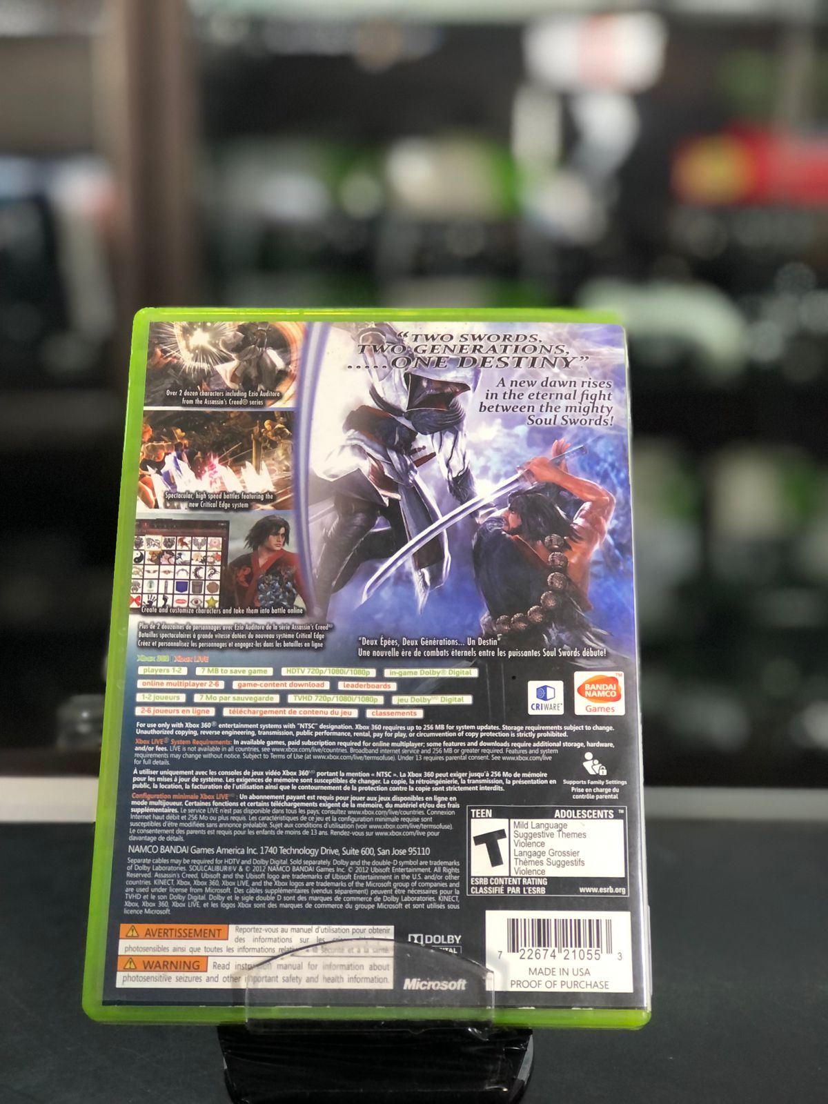 Soul Calibur V Xbox 360 Original Midia Fisica /Capa impressa