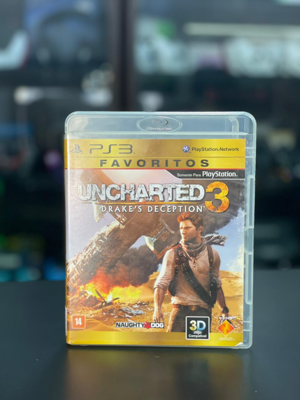 Uncharted Drake's Deception 3 Edição Favoritos Ps3 Midia Fisica