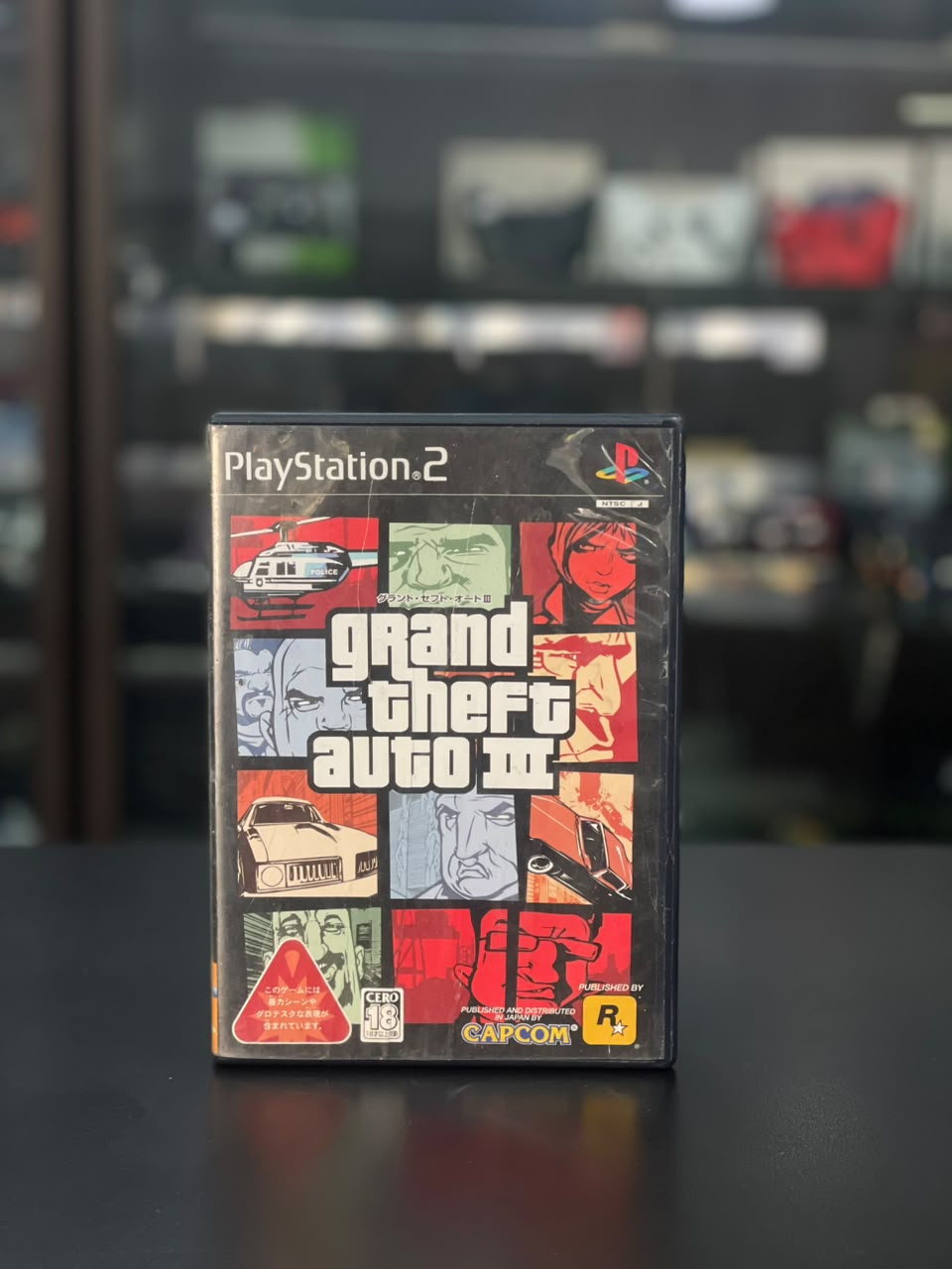 Grand Theft Auto III  Japonês Original PS2 + Memory C. Original Coleção