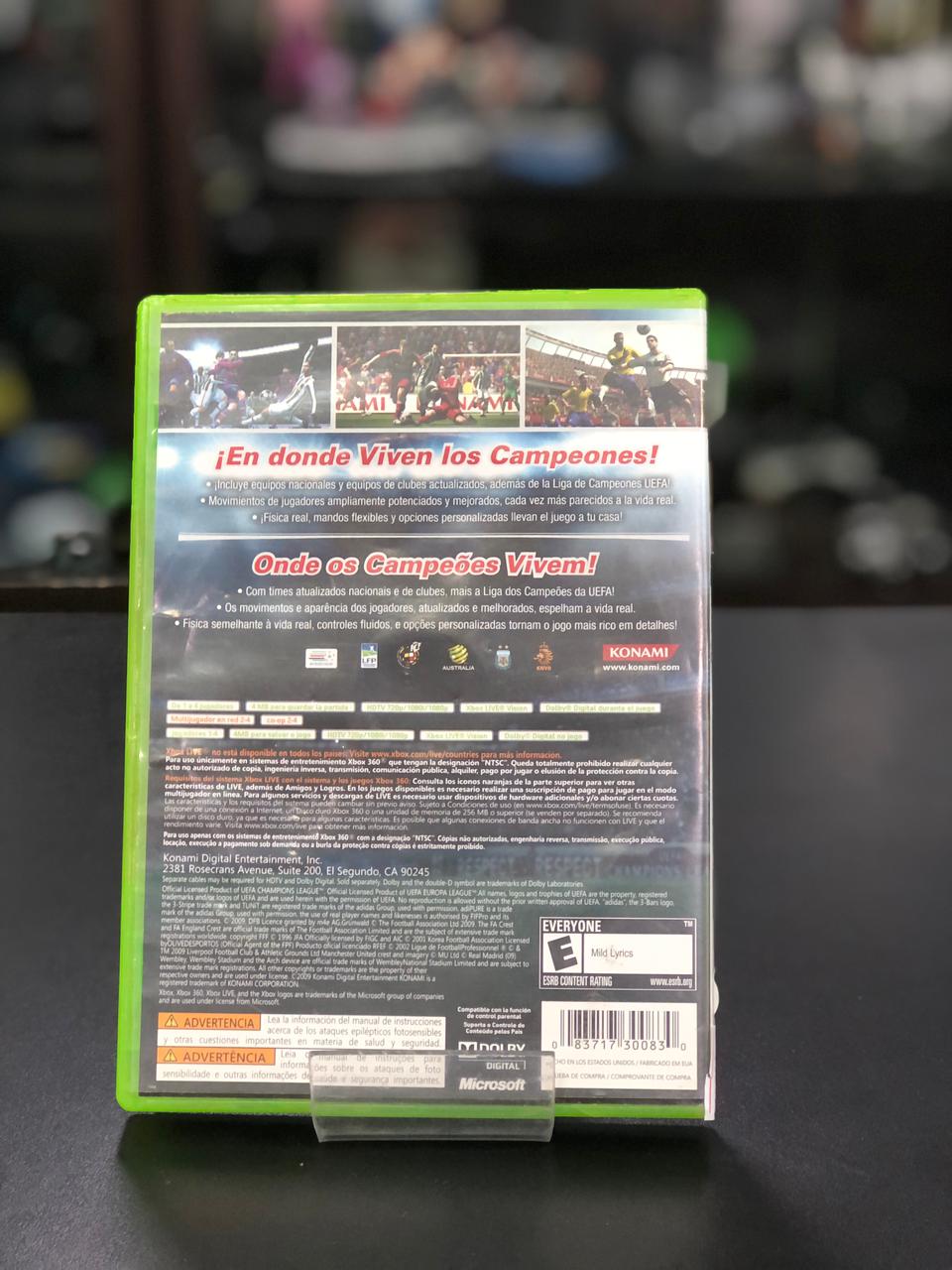Pro Evolution Soccer 2010 Xbox 360 Midia Fisica Original