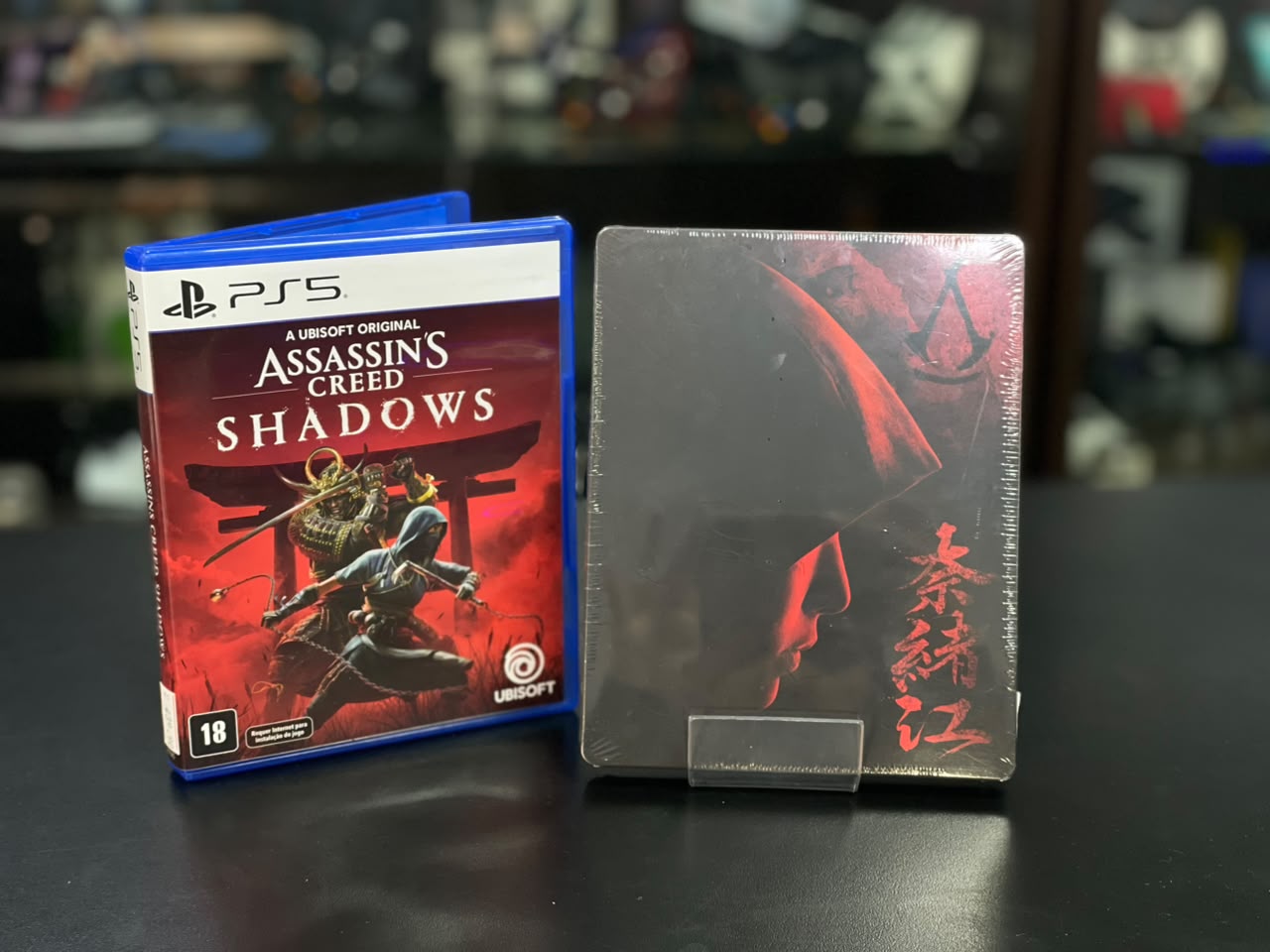 Assassin's Creed Shadows Edição Steelbook PS5 Mídia Física