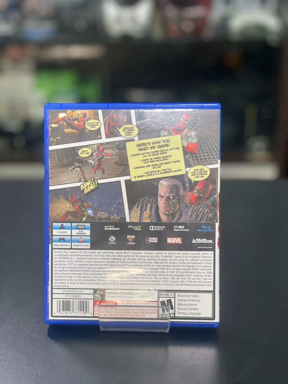 Deadpool Ps4 Midia Fisica Original