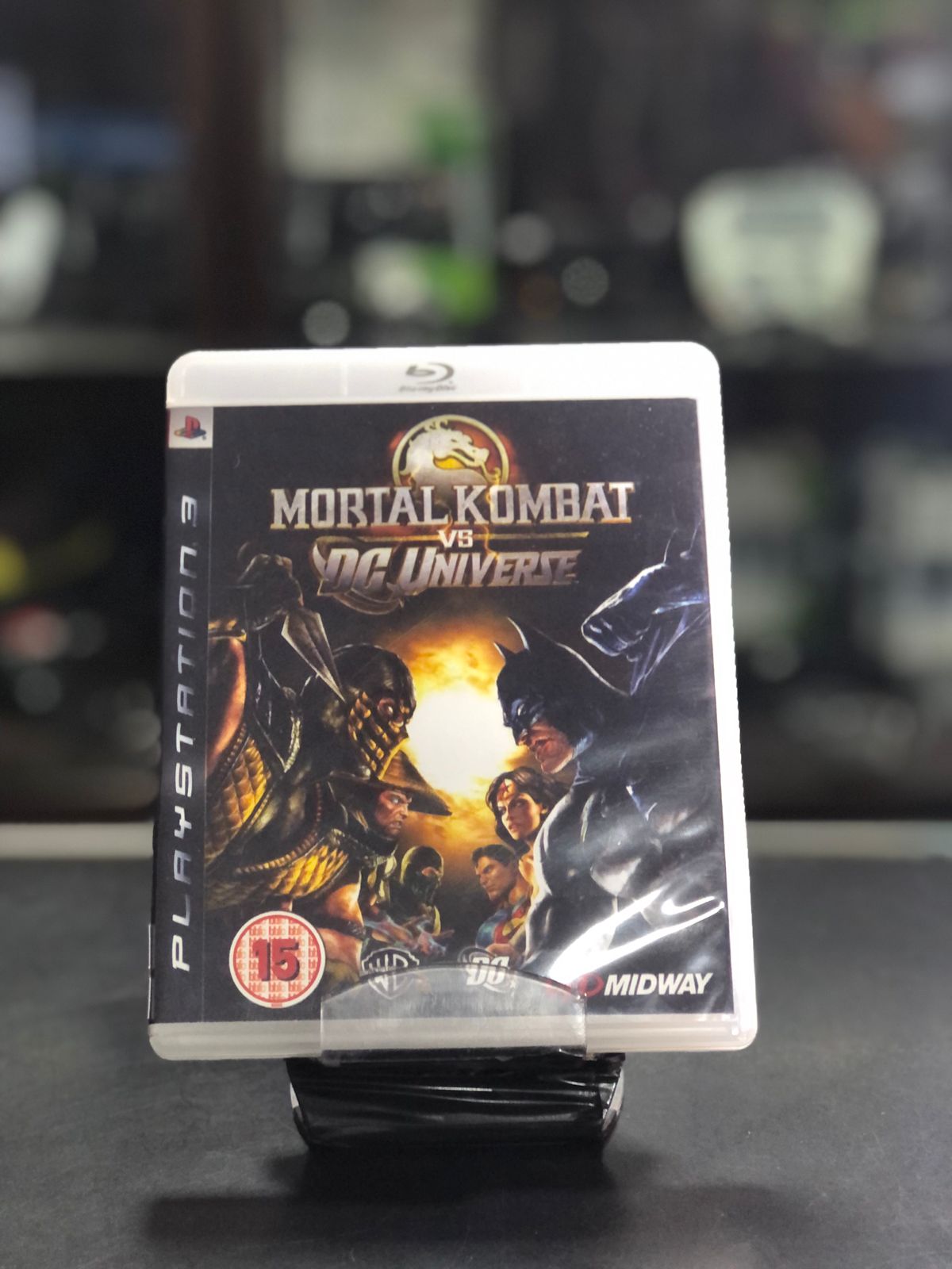 Mortal Kombat VS Dc Universe Ps3 Midia Física capa impressa