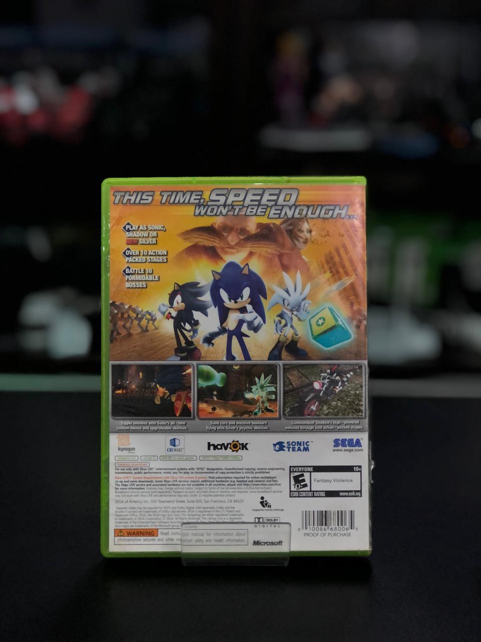 Sonic The Hedgehdg Platinum Hits Xbox 360 Midia Fisica
