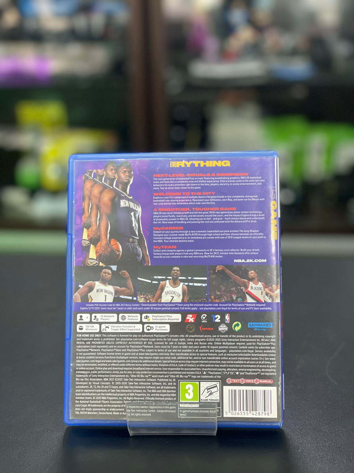 NBA 2K21 Williamson Ps5 Midia Fisica Original