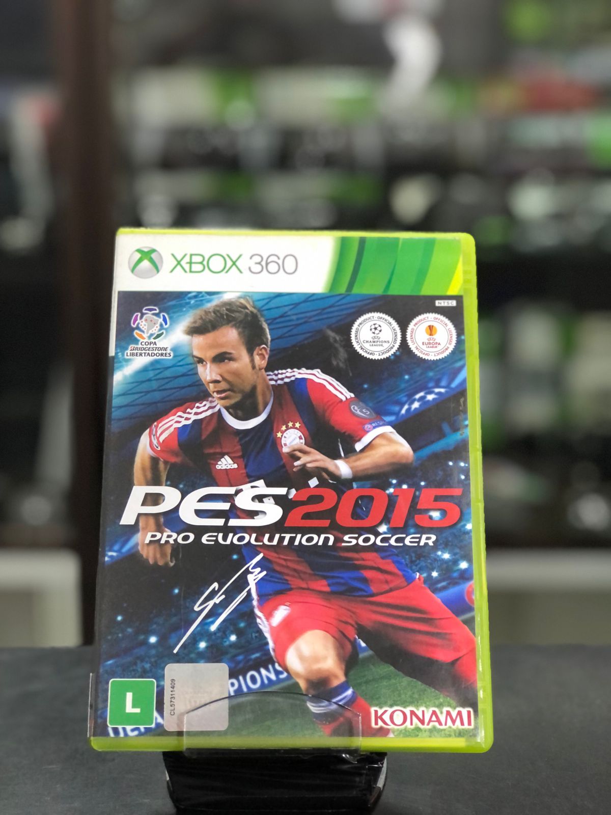Pro Evolution Soccer 2015 Xbox 360 Midia Física c. impressa
