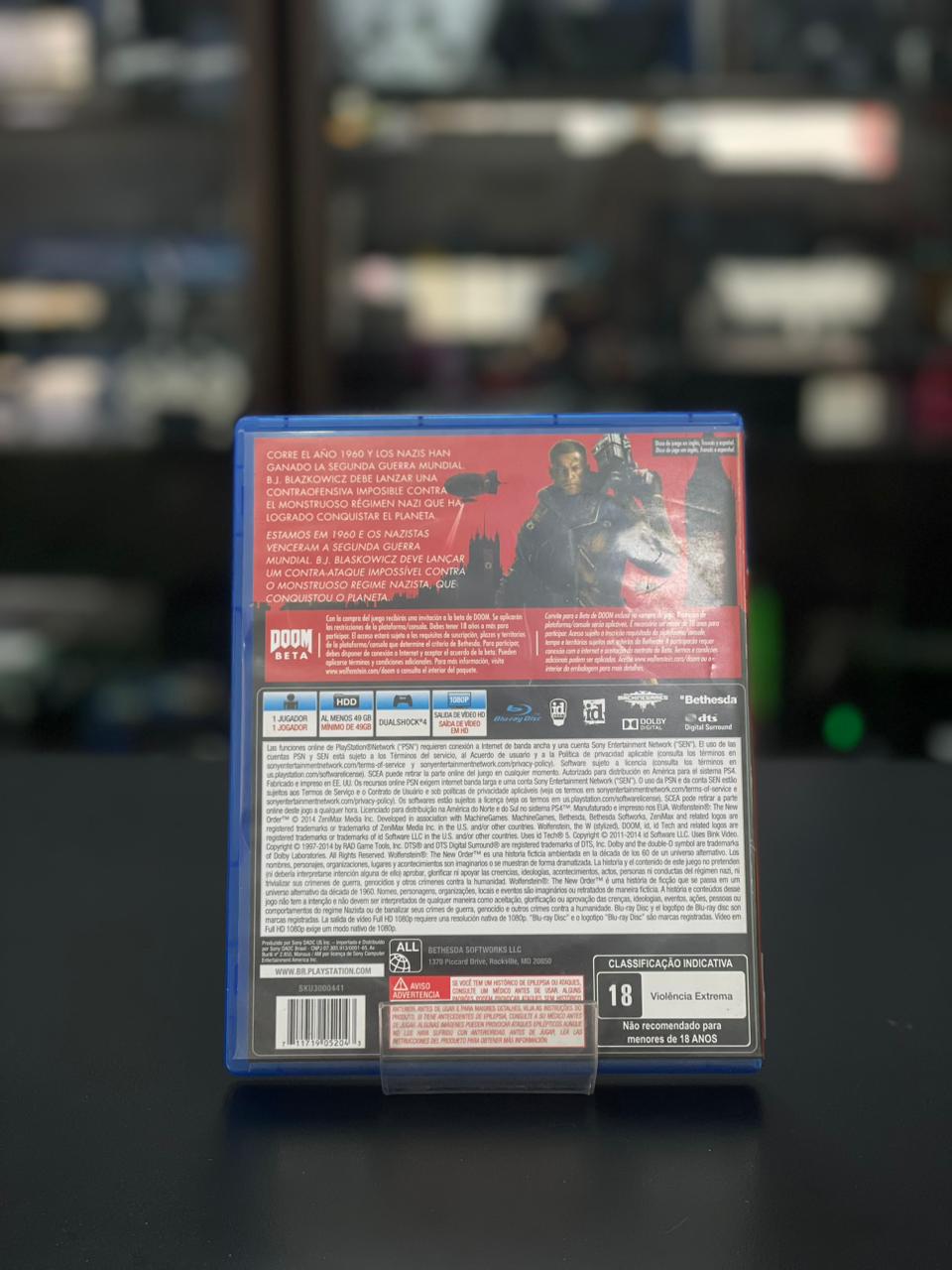 Wolfenstein The New Order Ps4 Midia Fisica